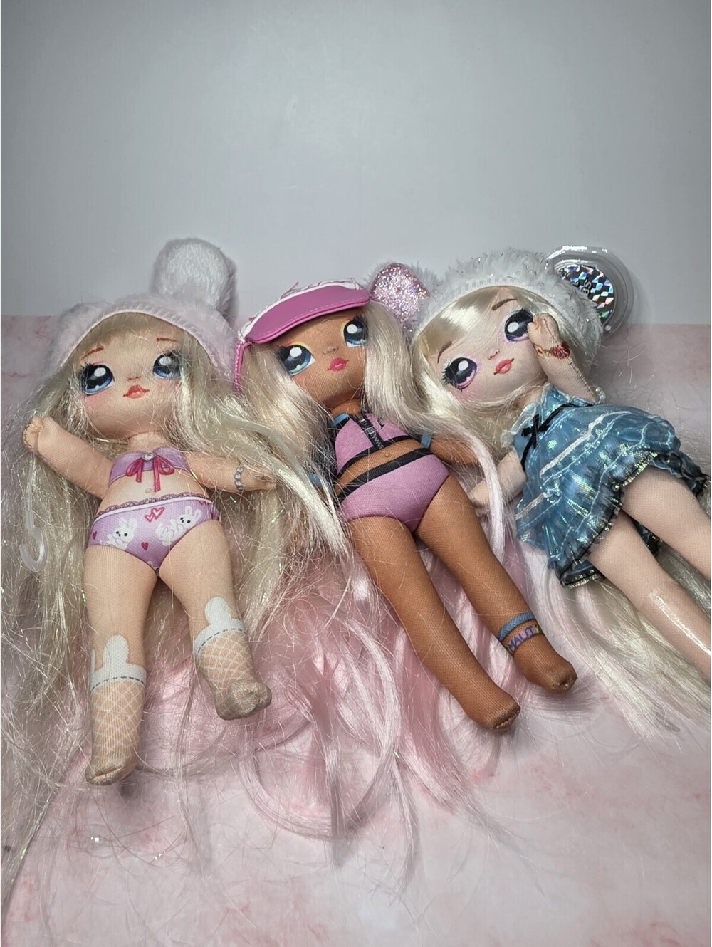 Na Na Na Surprise Doll Lot of 3 Krysta Splash Marina Tealstone Aubrey Heart